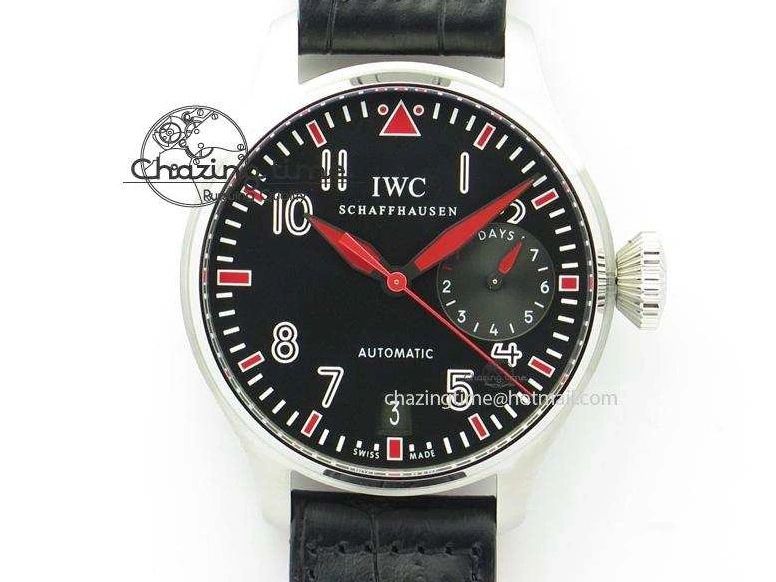 MIROTIME 0101 RelaxedFit Big Pilot Real PR IW500435 “Muhammad Ali” ZF Best Edition On Black Leather Strap A 7295